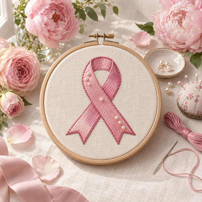 Pause in Pink – Breast Cancer Awareness embroidery evening at Pause Creative Hub